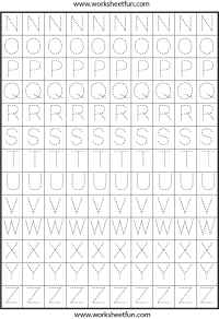 alphabet tracing