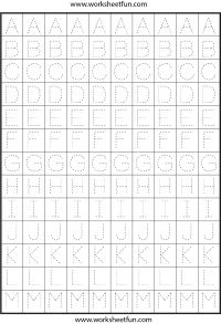 alphabet tracing