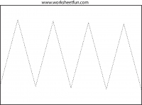 zig zag line tracing