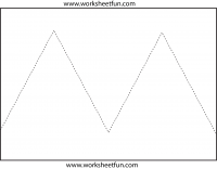 Zig Zag Line Tracing Worksheet 1- Download
