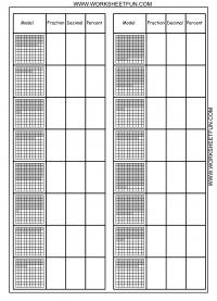 model fraction decimal percent 