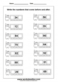 before and after numbers
