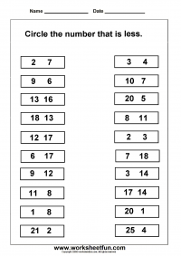 greater smaller number