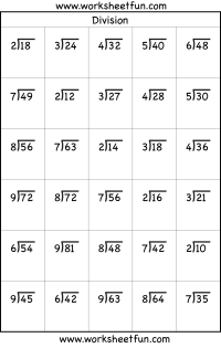 division worksheets