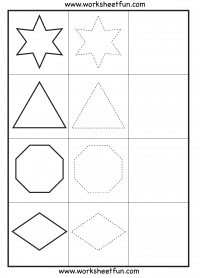 preschool shape worksheet
