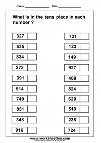 tens place value