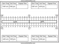 Elapsed Time Worksheet