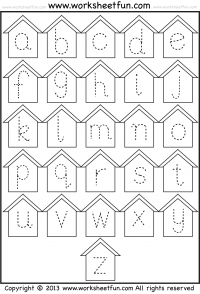 small letter tracing