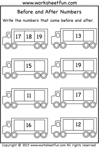 before and after numbers