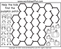 halloween worksheets
