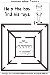 kindergarten mazes