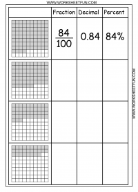Fractions Worksheets