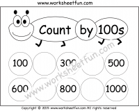 count by 100s