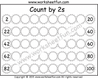 count by 2s