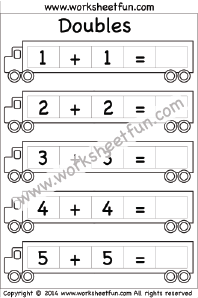 Addition Doubles Worksheet
