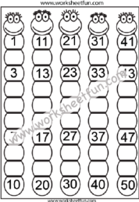 Missing Numbers 1-50