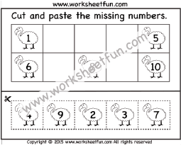 Cut and Paste Worksheet
