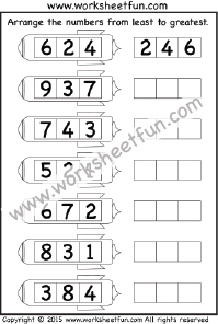 Ordering Numbers 1-10