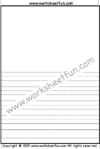 writing worksheet