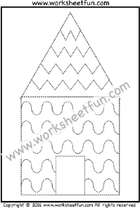 curved and zig zag line tracing
