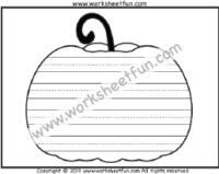 Printable Pumpkin Writing Paper