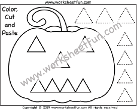 Pumpkin Cut and Paste