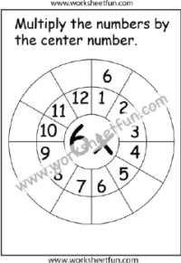 6 Times Table Worksheet