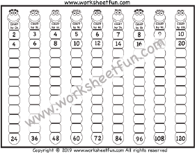 Skip Counting Worksheet