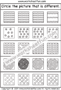 Same and Different - 1 Worksheet