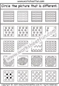 Same and Different - 1 Worksheet