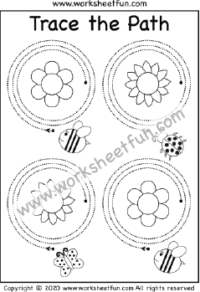 Spiral Tracing Worksheet