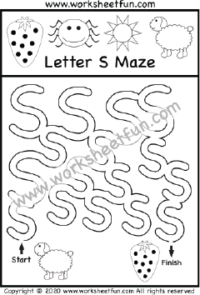 Letter S Maze
