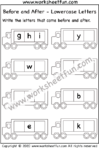 Before and After Letters